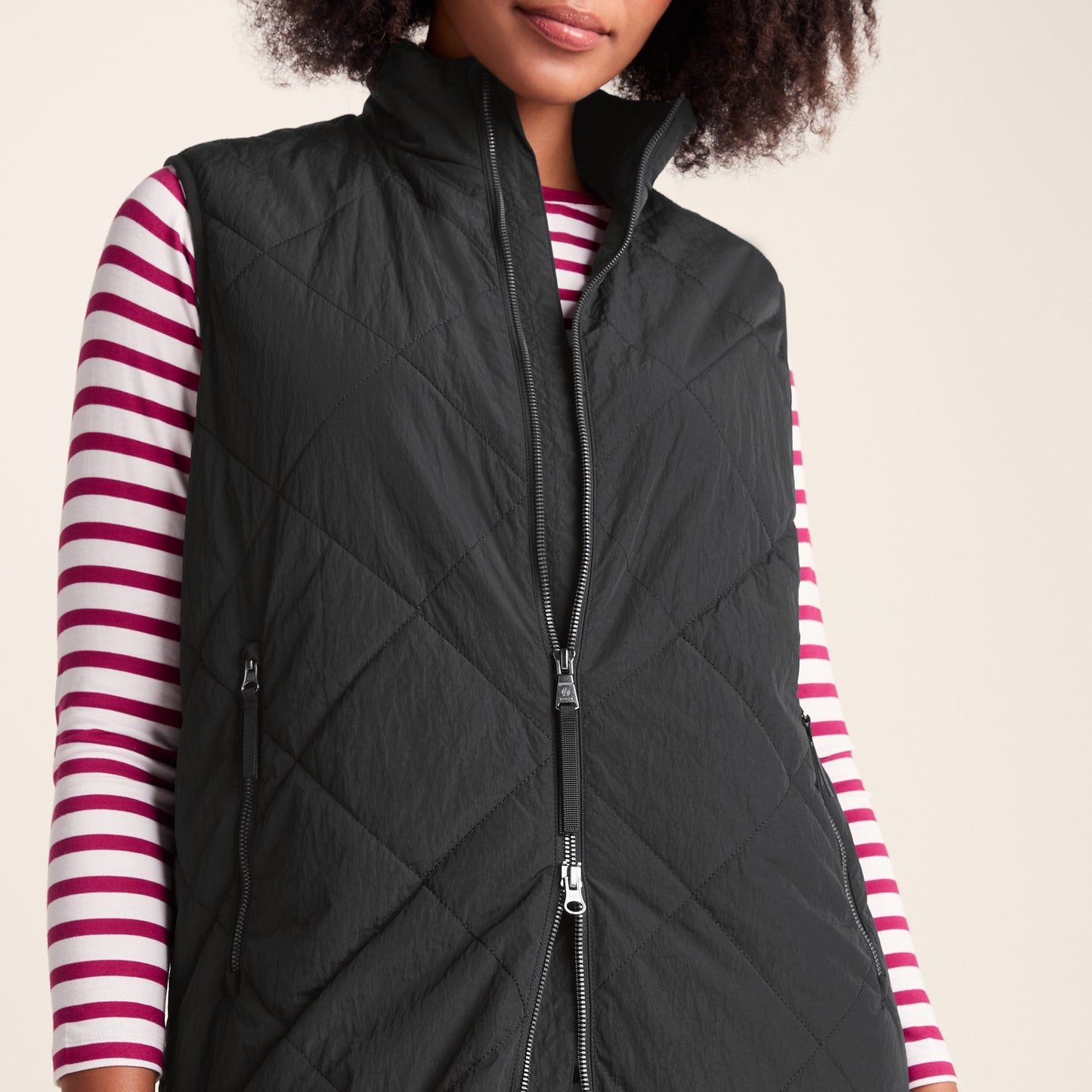 Anda Womens Shower Resistant Insulated Gilet - Black
