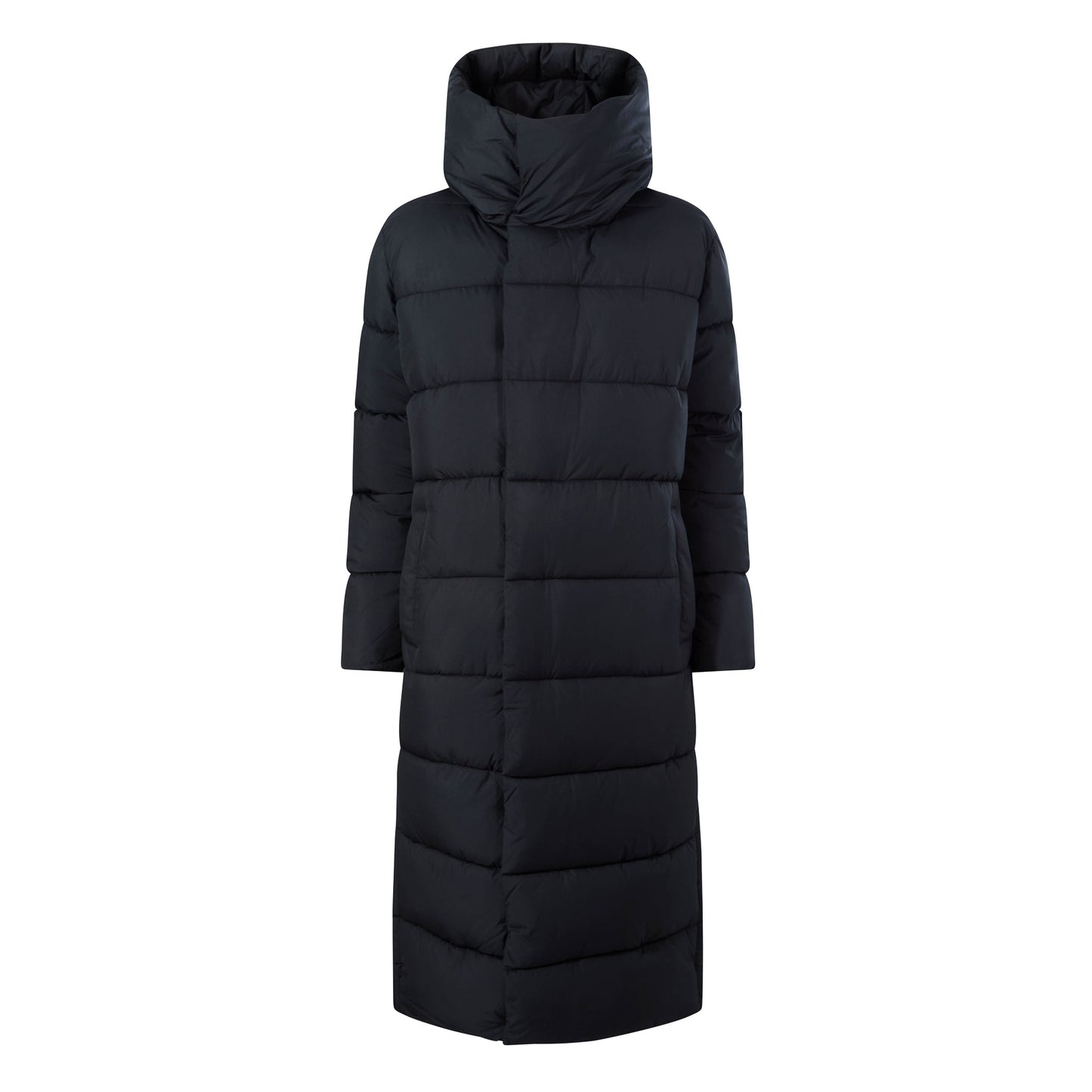 Bartlett Womens Longline Insulated Padded Coat - Black