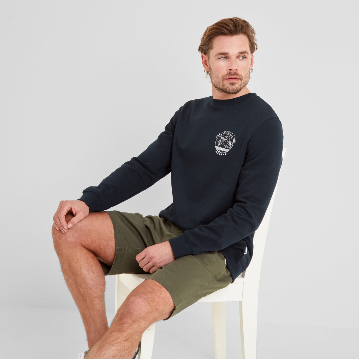 Castle Mens Supersoft Sweatshirt - Dark Indigo