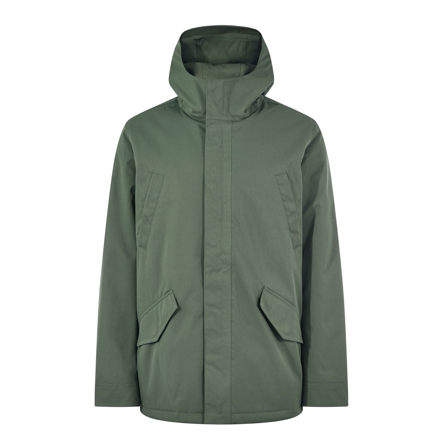 Dunnigan Mens Lightweight Padded Waterproof Parka - Forage Green