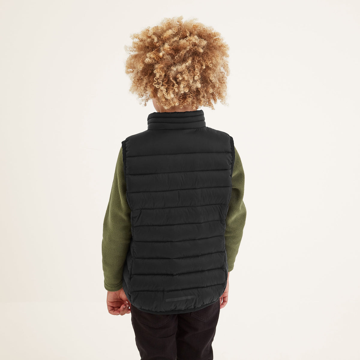 Gibson Kids Insulated Padded Gilet - Black