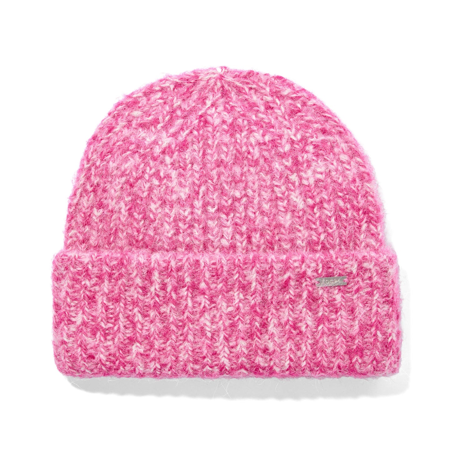 Isabella Supersoft Chunky Knit Beanie - Rich Pink Melange