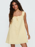 Swing Mini Dress Lemon