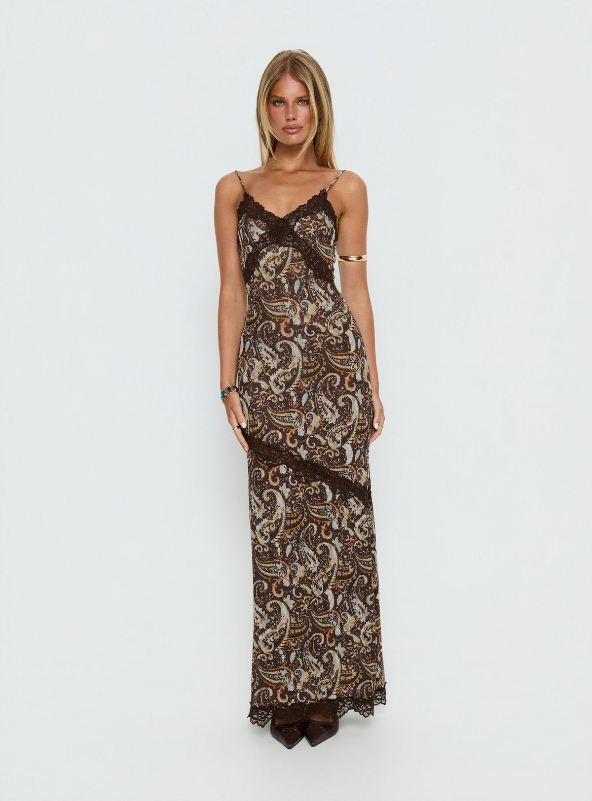 Musico Lace Maxi Dress Paisley