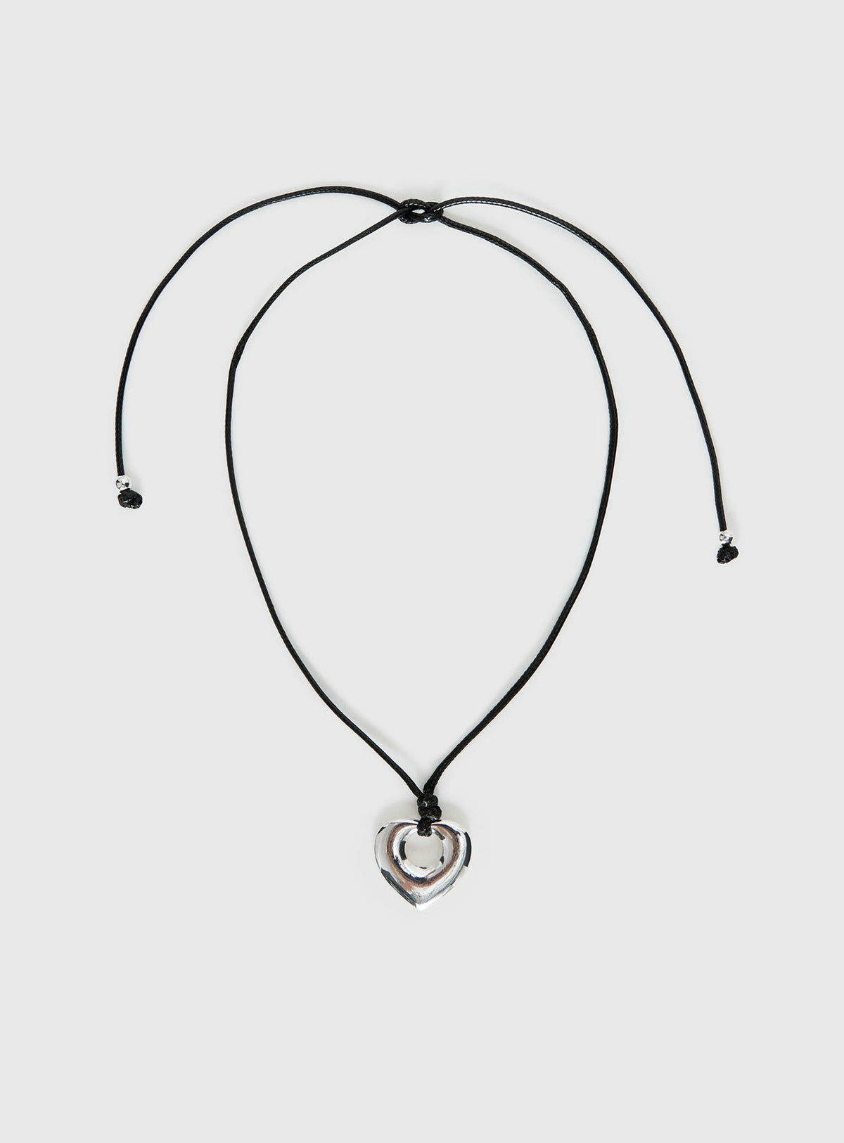 Evalena Pendant Necklace Silver