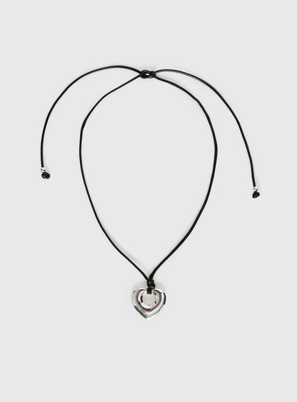 Evalena Pendant Necklace Silver