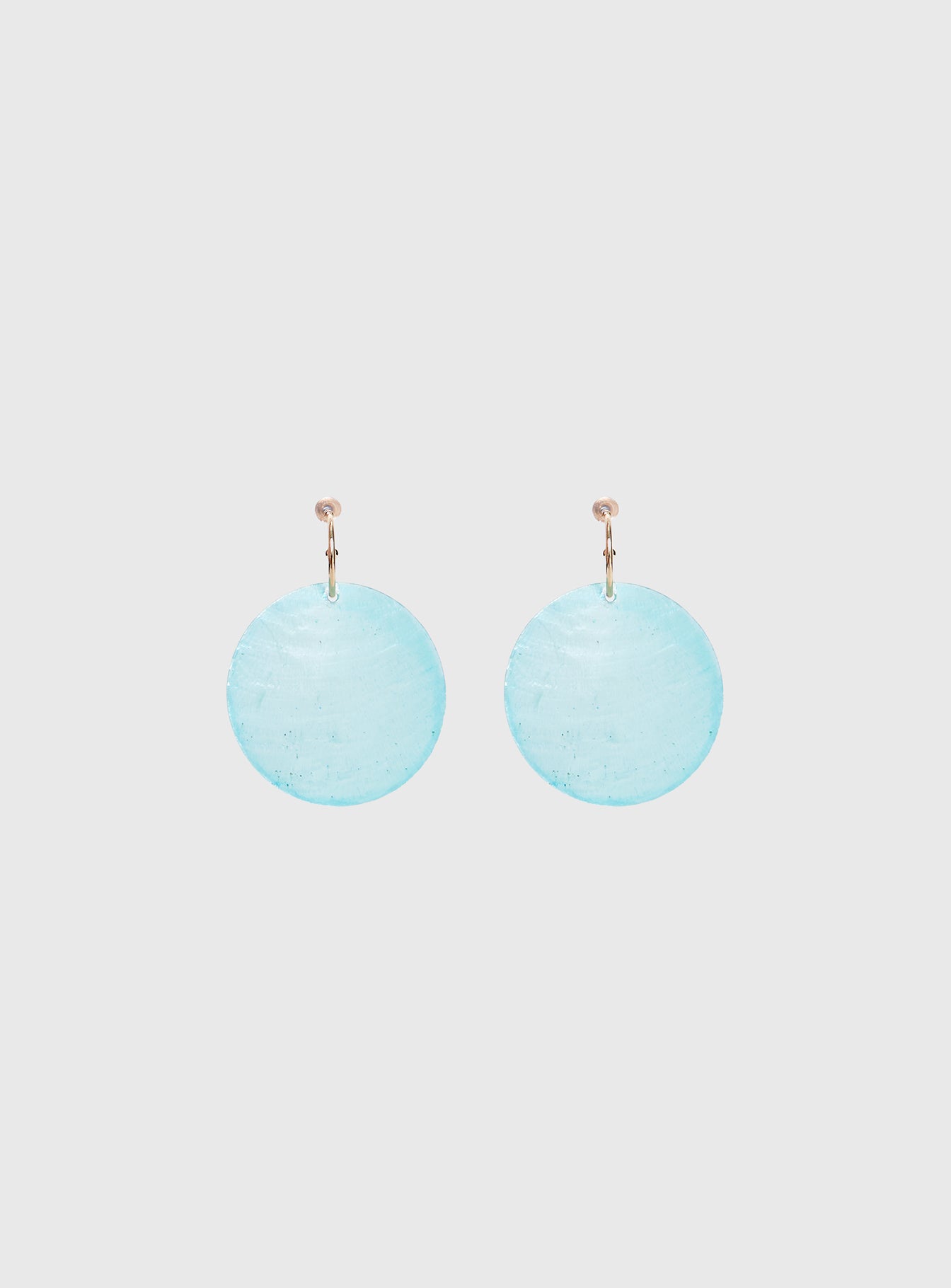 Cheriosa Shell Earrings Blue
