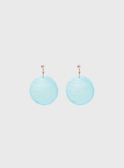 Cheriosa Shell Earrings Blue