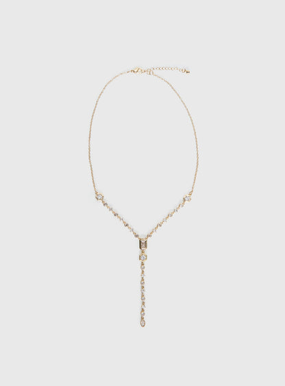 Arica Y Necklace Gold