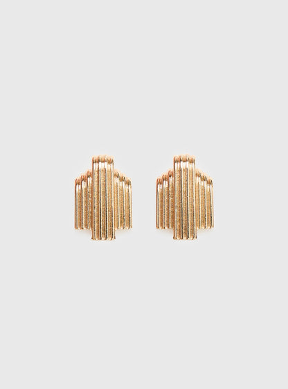 Lights Low Earrings Gold