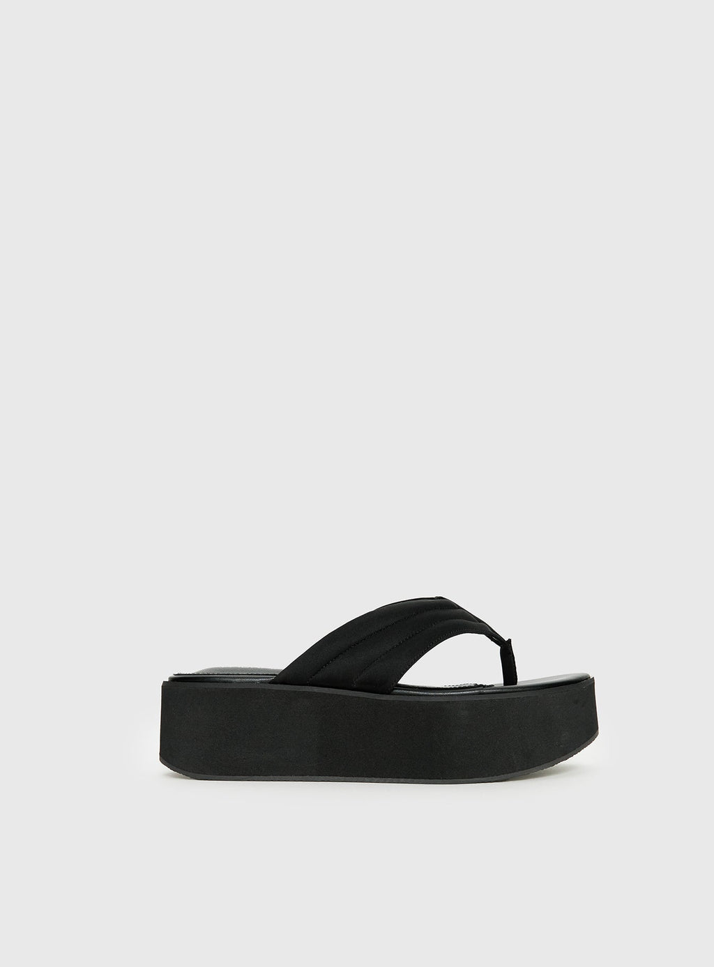 Therapy Bri Platform Thong Sandals Black