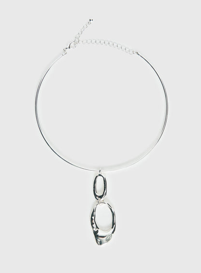 Myler Pendant Necklace Silver