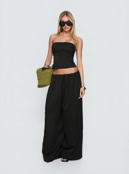 Odara Strapless Top Black