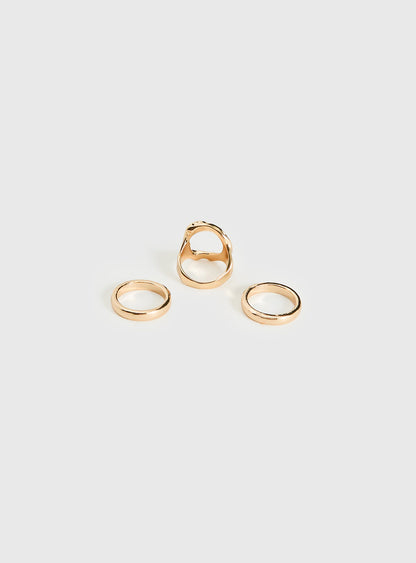 Mark My Words Ring Pack Gold