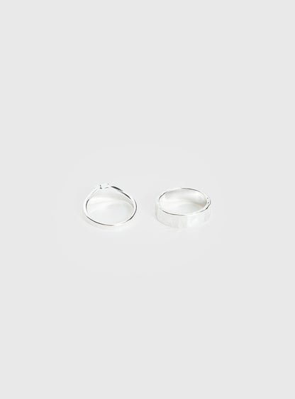 Emberglow Ring Pack Silver