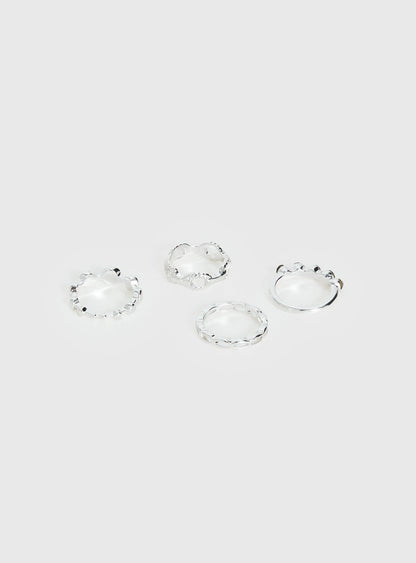 Cosmic Crush Ring Pack Silver