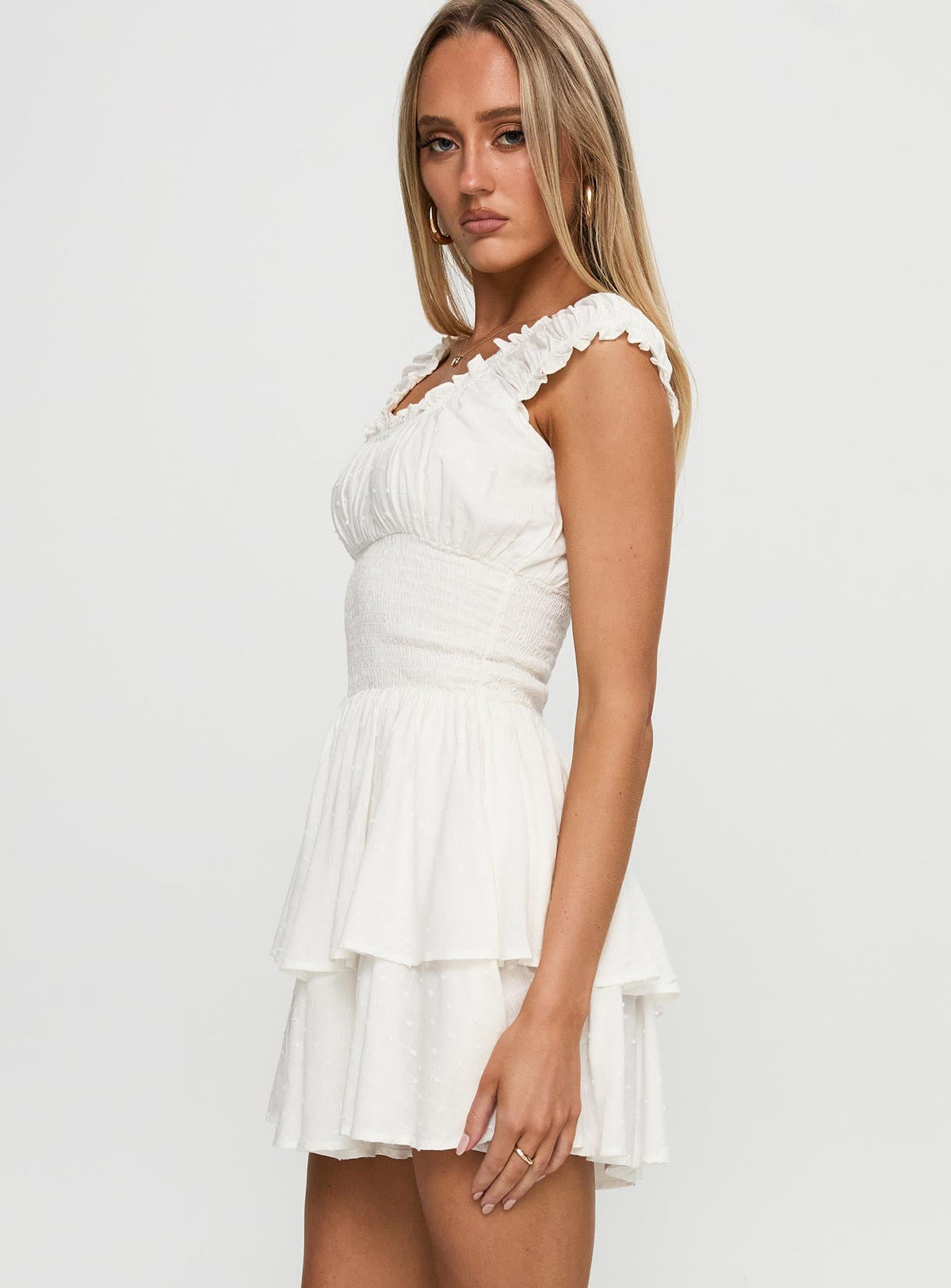 The Love Galore Romper White