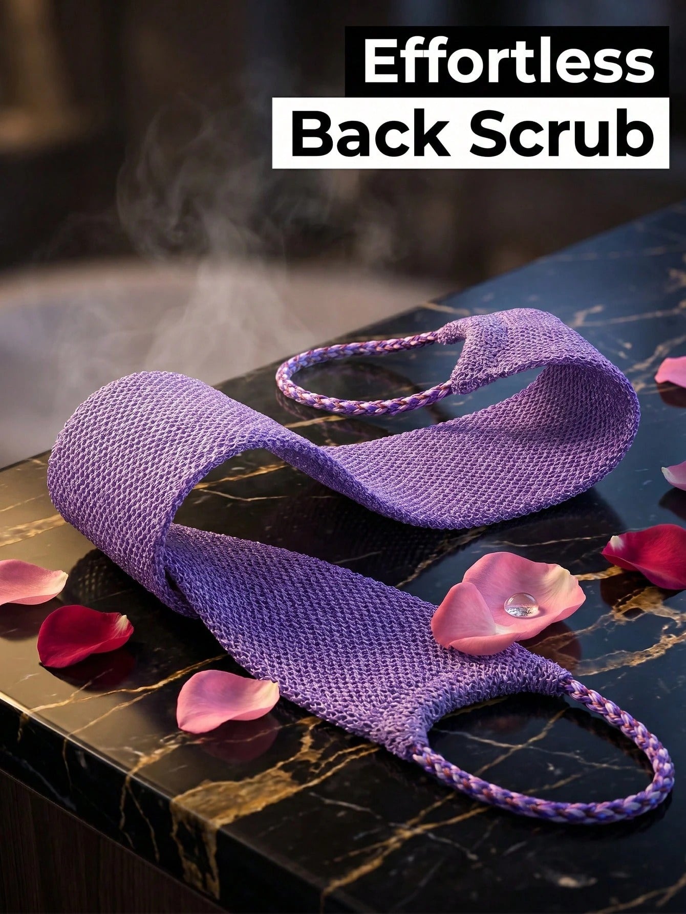 African Style Mesh Exfoliating Long Back Bath Brush Towel Set, With Pull Rope Nylon Back Exfoliating Brush, For Shower, Effective Body Scrub, Makes Skin Smooth, Bathroom Decor, Room Decor, Back To School Dorm Supplies