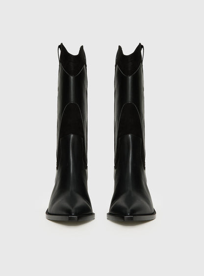 Takes You Far Cowboy Boot Black