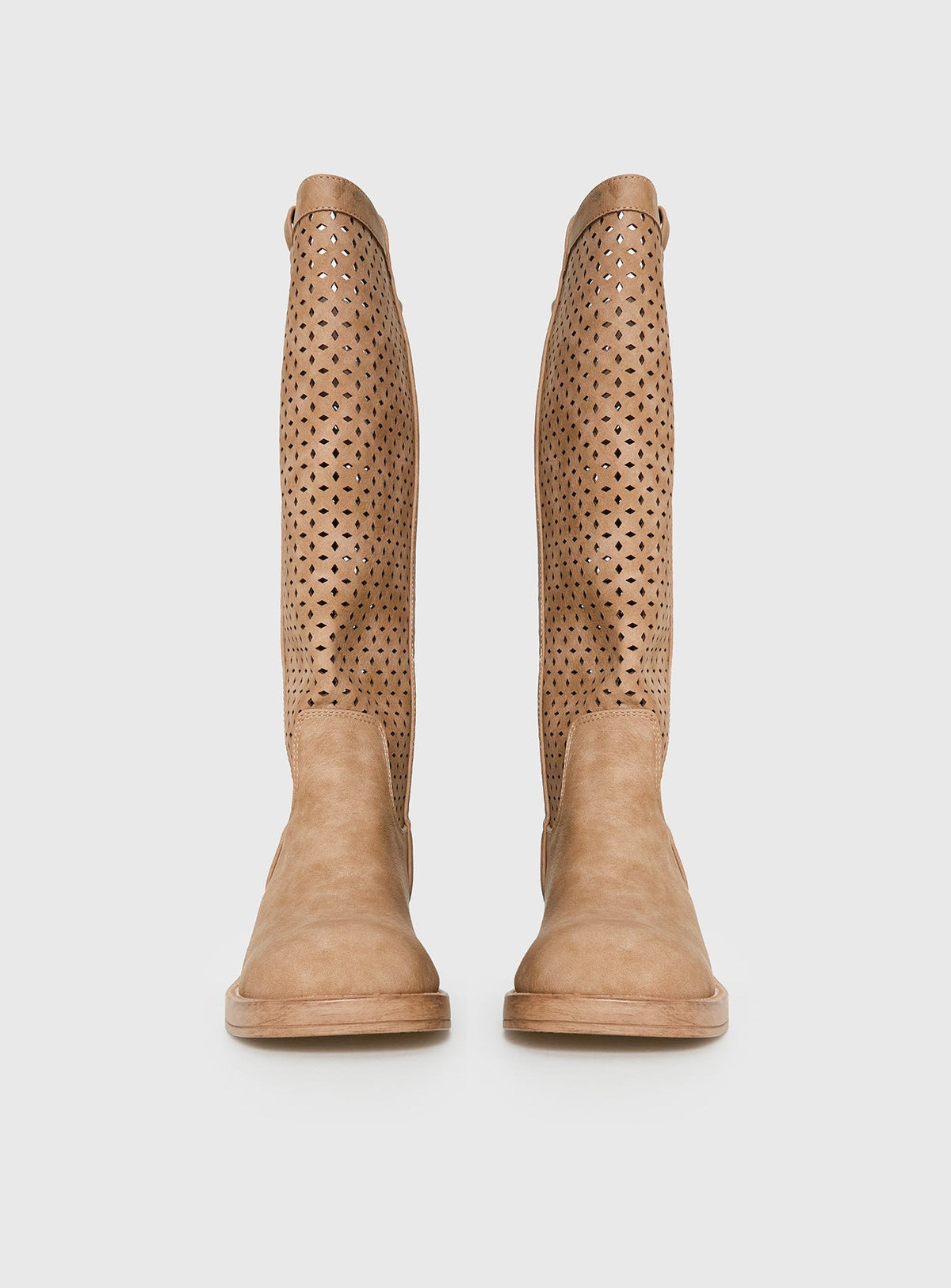 Therapy Festival Knee High Boots Natural