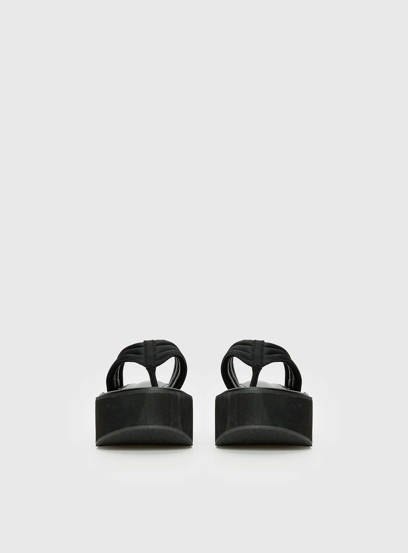 Therapy Bri Platform Thong Sandals Black