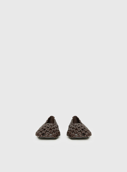 Therapy Genesis Woven Flats Chocolate