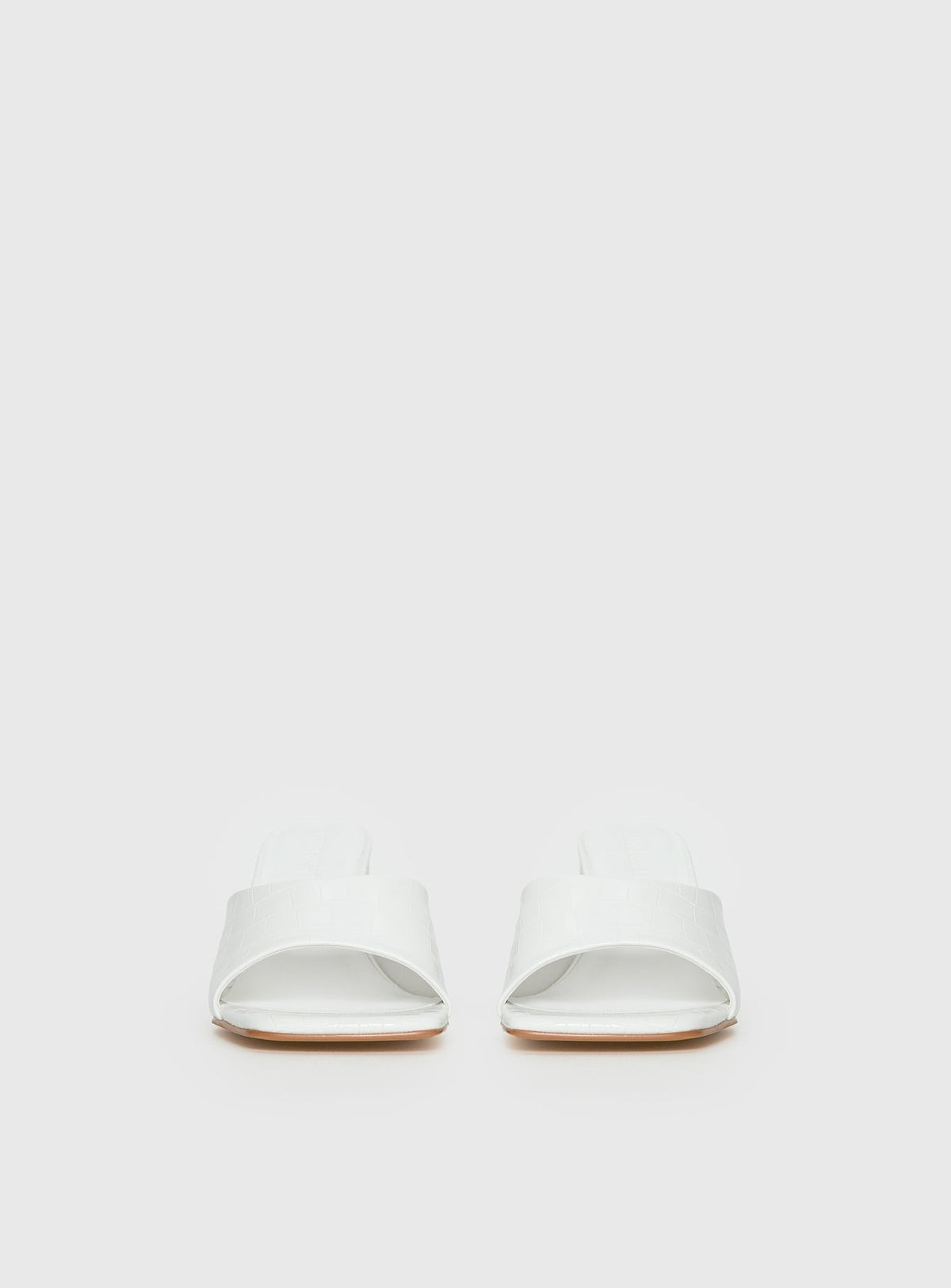 Sunset Boulevard Heels White