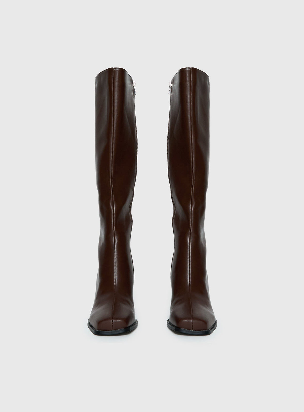 Renzo Knee High Boots Brown