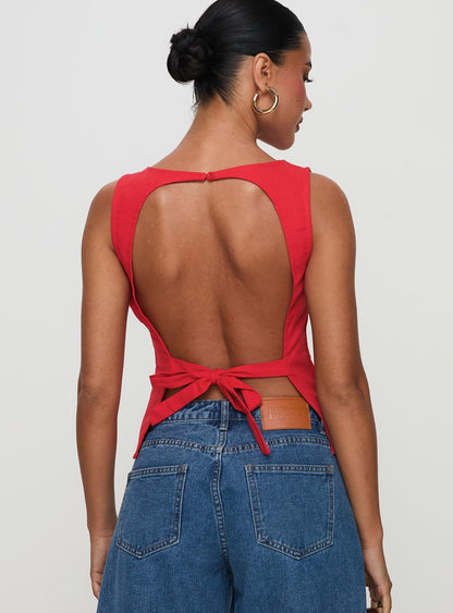 Lilitina Top Red