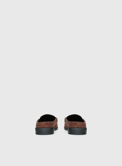 Therapy Atticus Faux Suede Slip On Loafer Brown