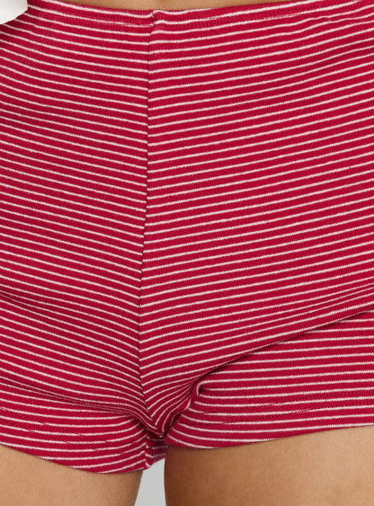 Minney Shorts Red Stripe