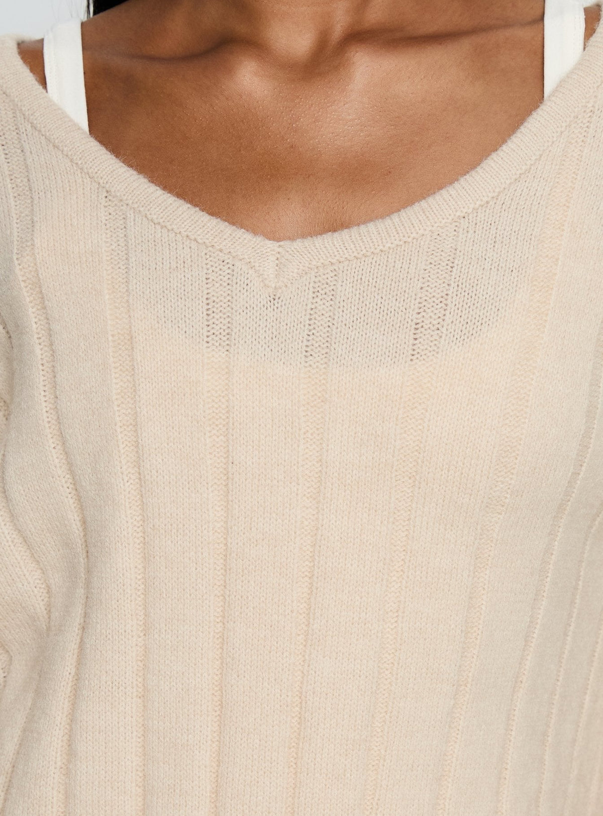 Main Thing Knit Sweater Beige