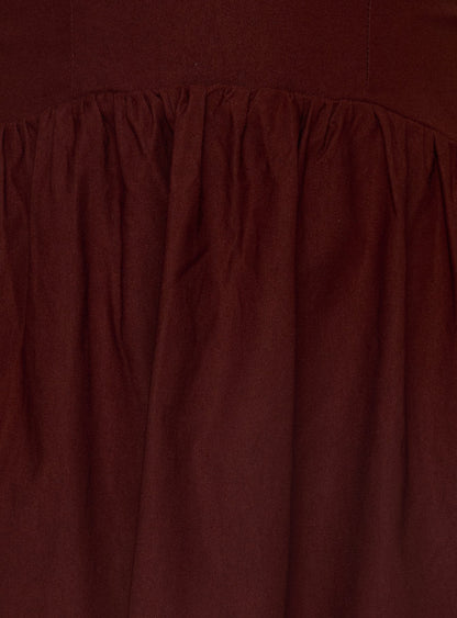 Evrae Strapless Playsuit Brown