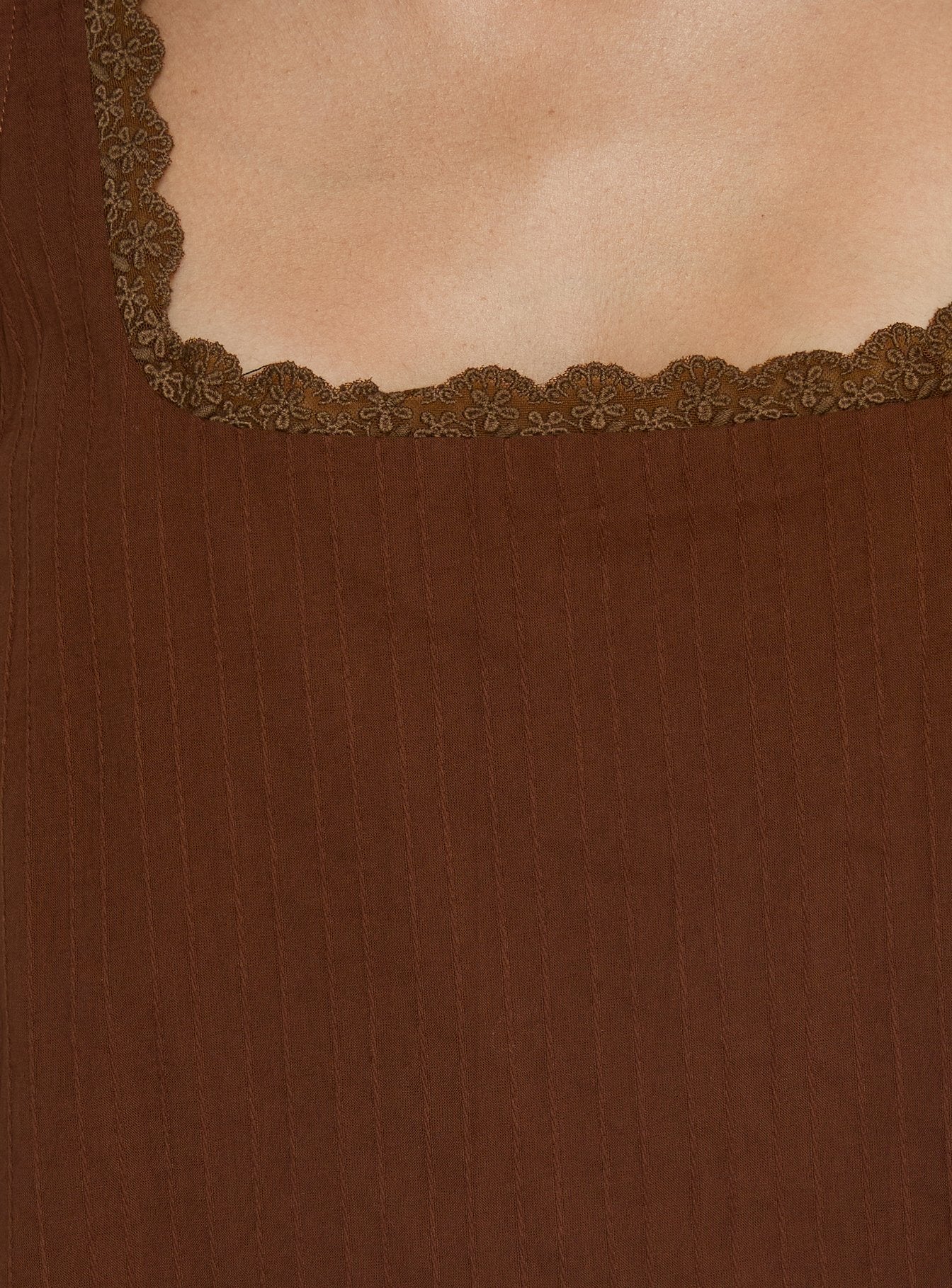 Alanah Mini Dress Dark Brown