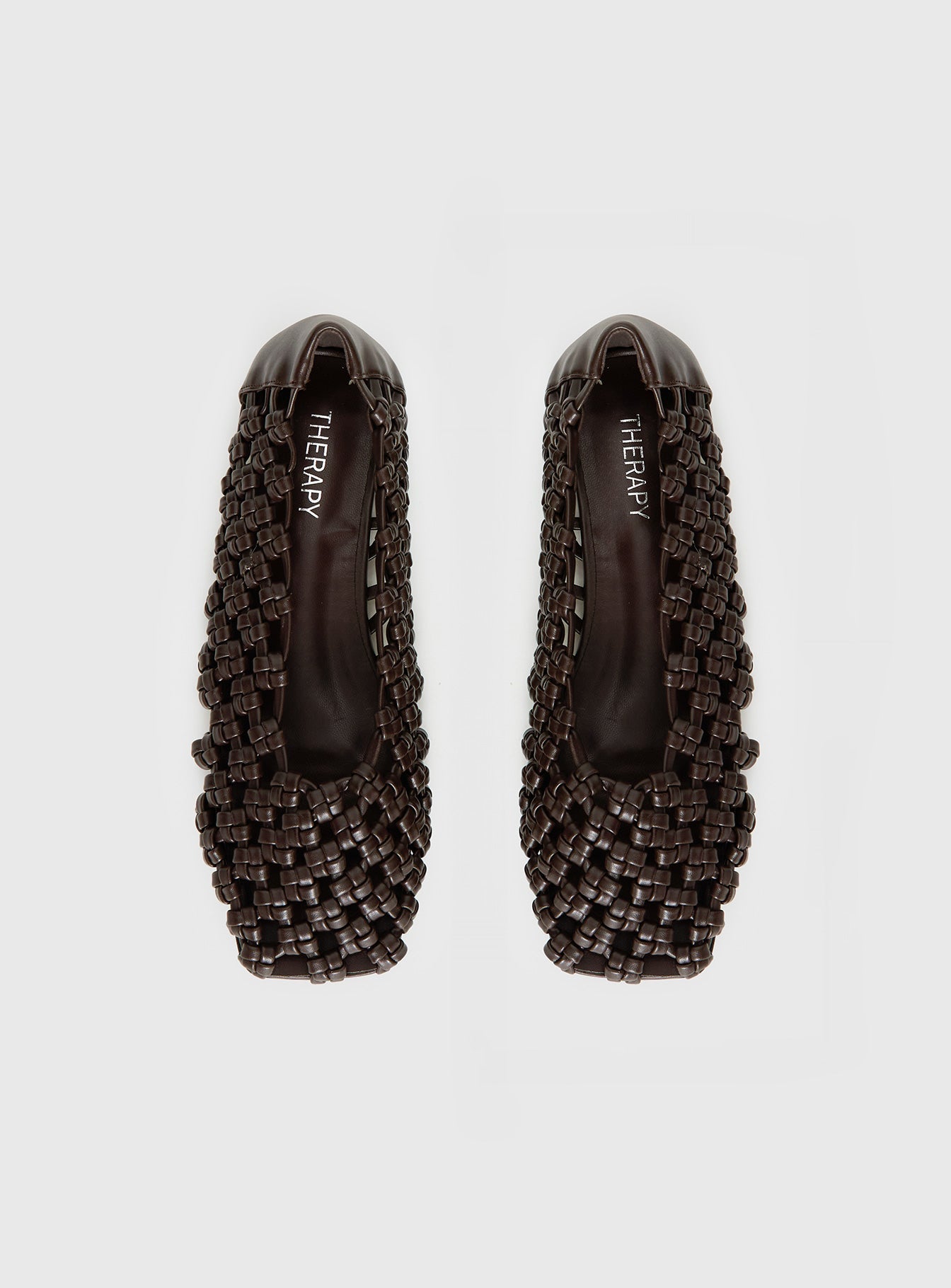 Therapy Genesis Woven Flats Chocolate