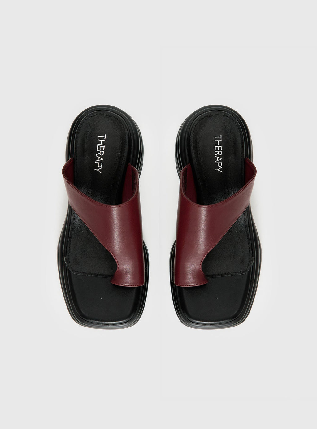 Therapy Finale Platform Sandals Red