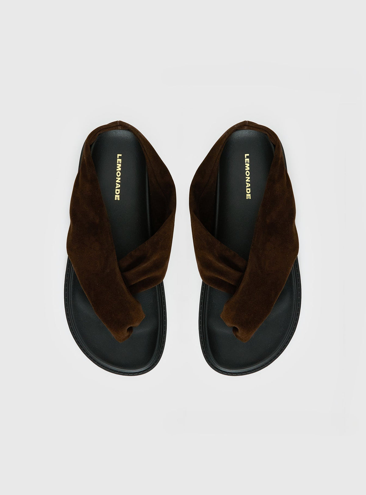 Soryn Wrap Slides Chocolate