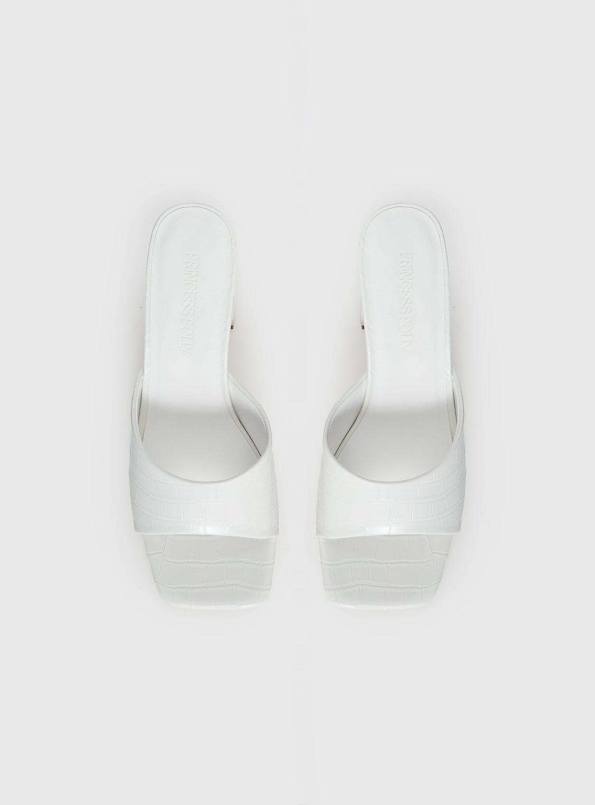 Sunset Boulevard Heels White