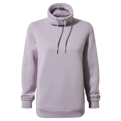 Abigail Womens Supersoft Funnel Neck Sweat - Lavender Grey