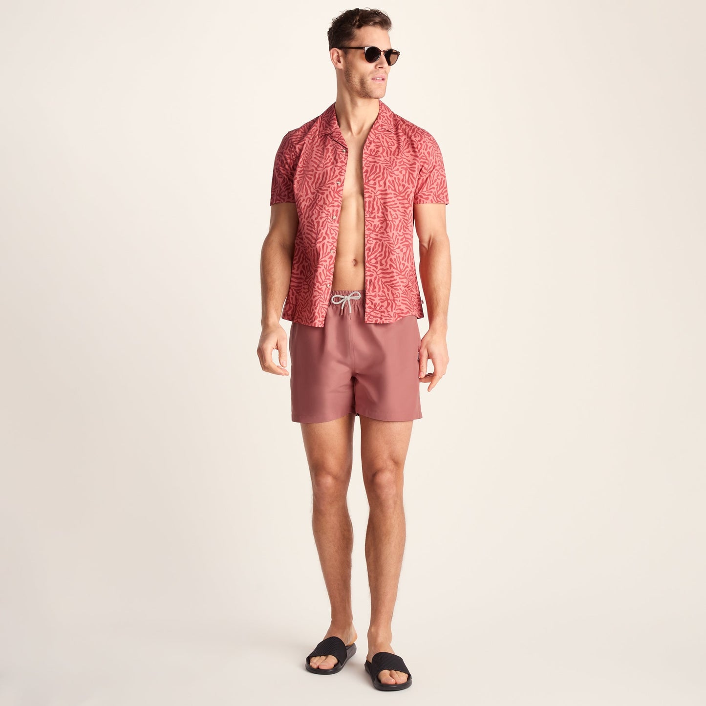 Adler Mens Swimshorts - Redwood