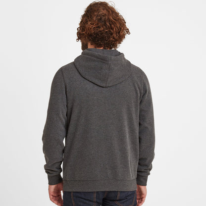 Akerman Mens Supersoft Hoody - Dark Grey Marl