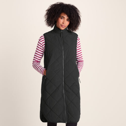 Anda Womens Shower Resistant Insulated Gilet - Black