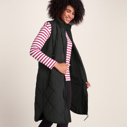Anda Womens Shower Resistant Insulated Gilet - Black