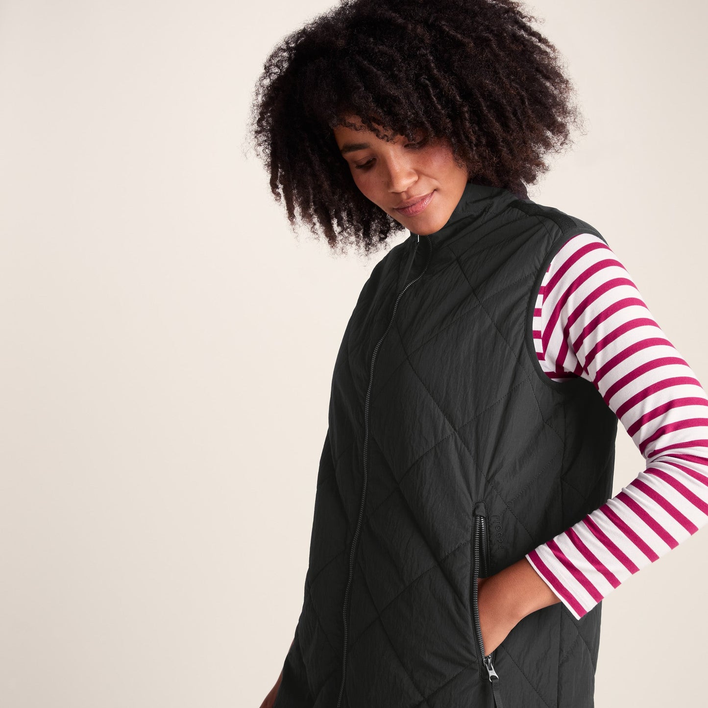 Anda Womens Shower Resistant Insulated Gilet - Black