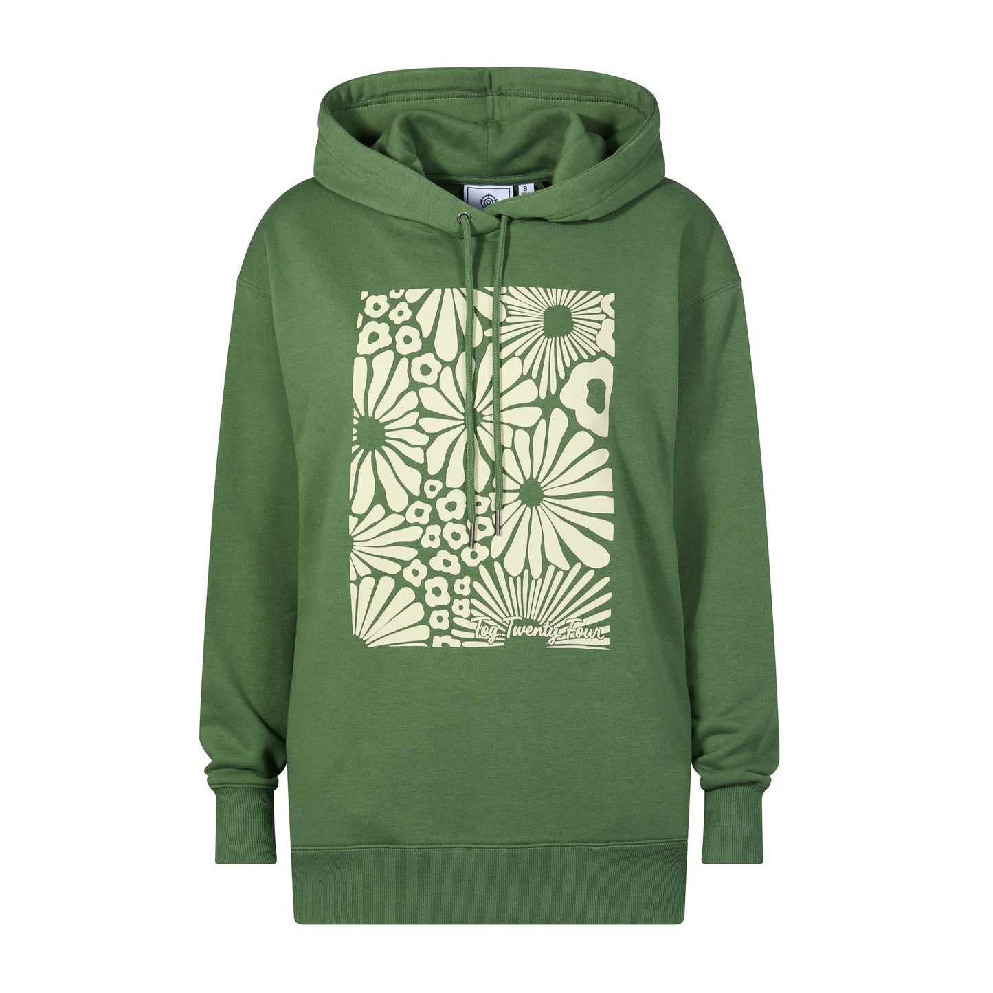 Aria Womens Supersoft Relaxed Fit Hoody - Dark Matcha