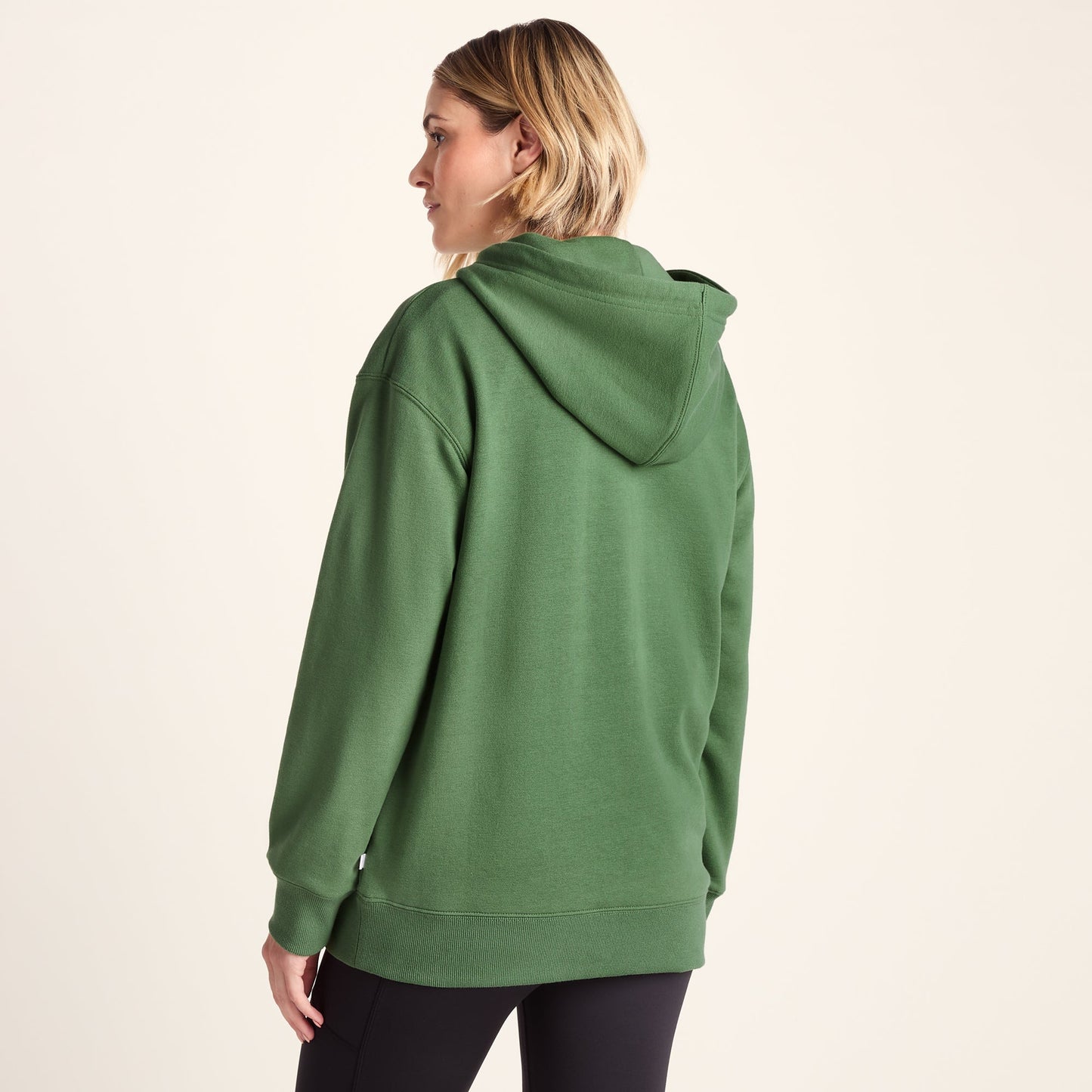 Aria Womens Supersoft Relaxed Fit Hoody - Dark Matcha