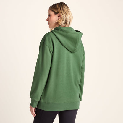 Aria Womens Supersoft Relaxed Fit Hoody - Dark Matcha