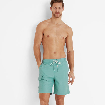 Aslan Mens Swimshorts - Muted Teal