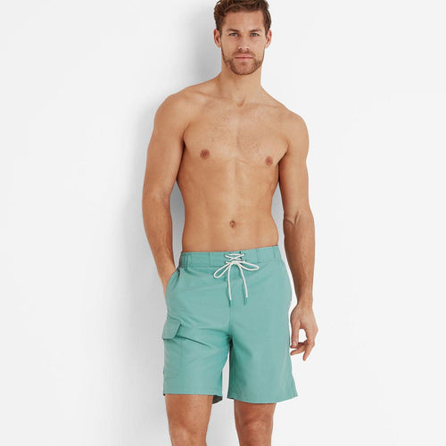 Aslan Mens Swimshorts - Muted Teal