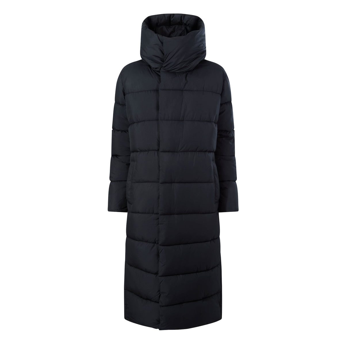 Bartlett Womens Longline Insulated Padded Coat - Black